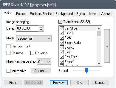 jpeg saver options