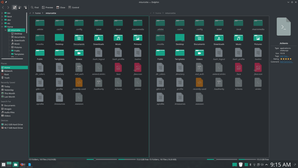 KDE Dolphin