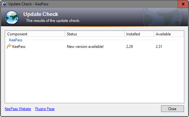 keepass 2.31