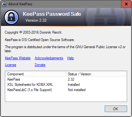 Keepass 2.32