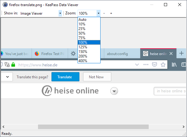 keepass data viewer