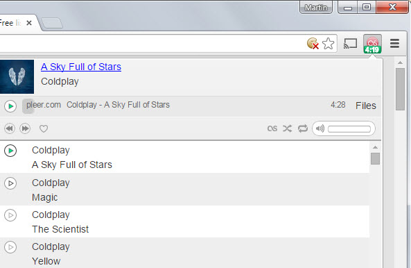 last.fm free music player