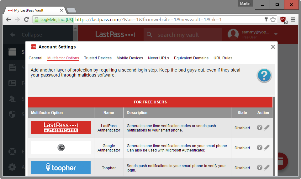 lastpass authenticator