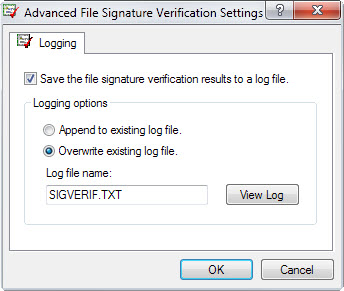 log file