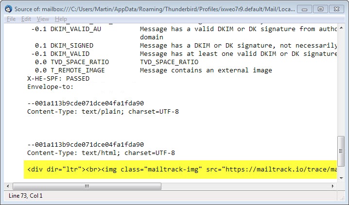 mailtrack tracking
