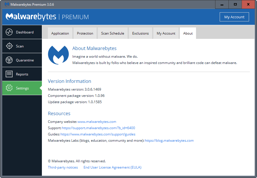 malwarebytes update