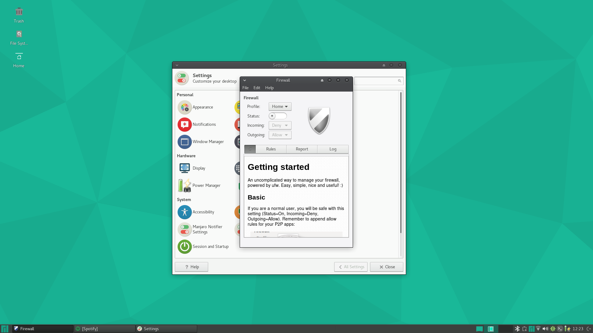 Manjaro Firewall