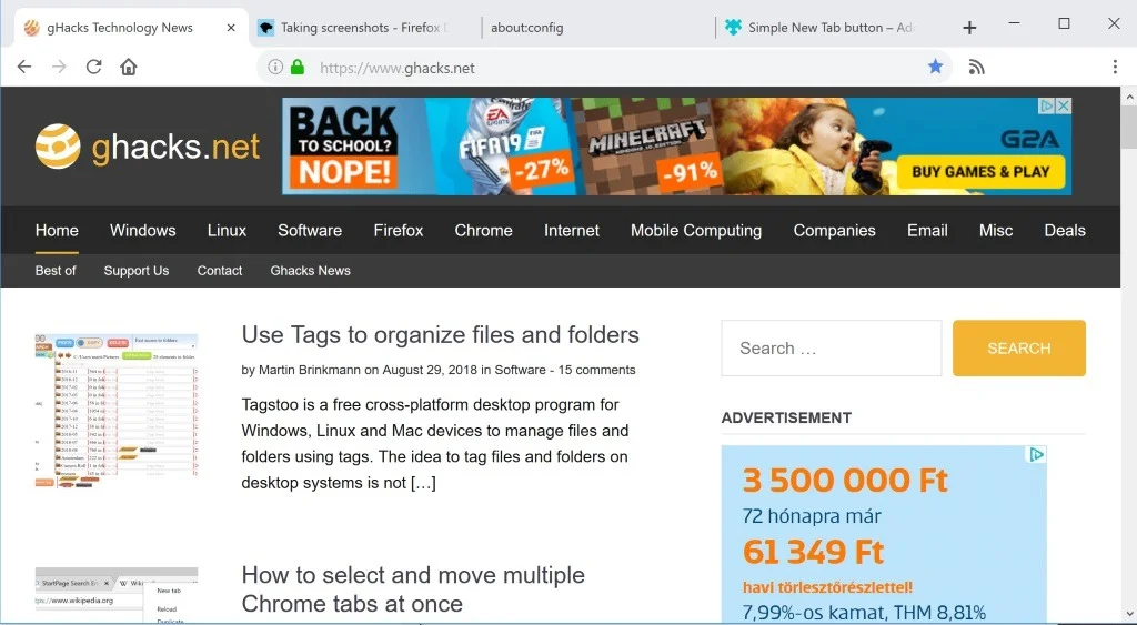 material design firefox