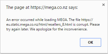 mega reseller error