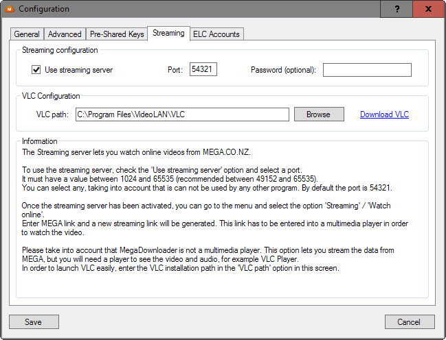mega video streaming