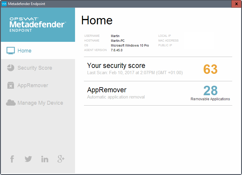 metadefender endpoint