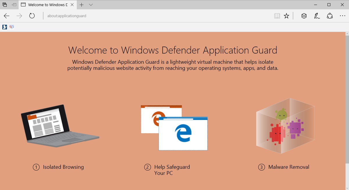 microsoft edge application guard