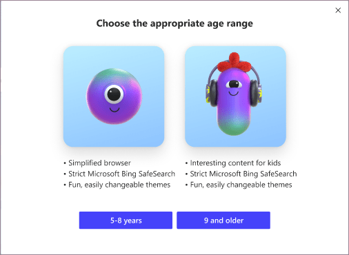 microsoft edge kids mode