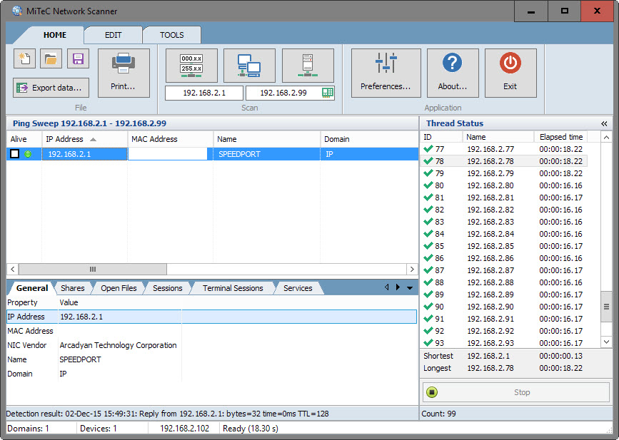 mitec network scanner
