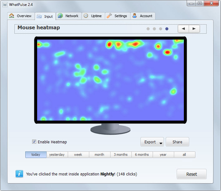 mouse-heatmap