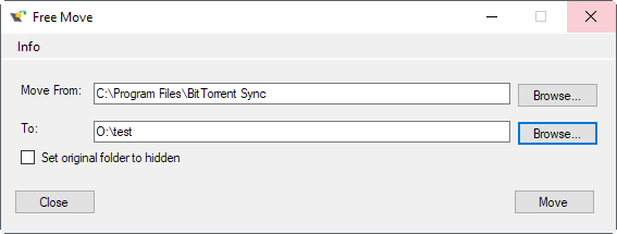move program folders