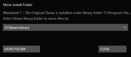 move steam install folder