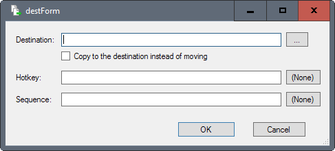 movequeue destination