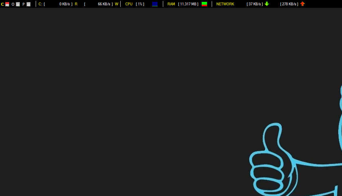 my system monitor