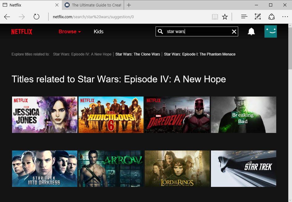 netflix not available