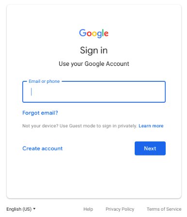 new google login