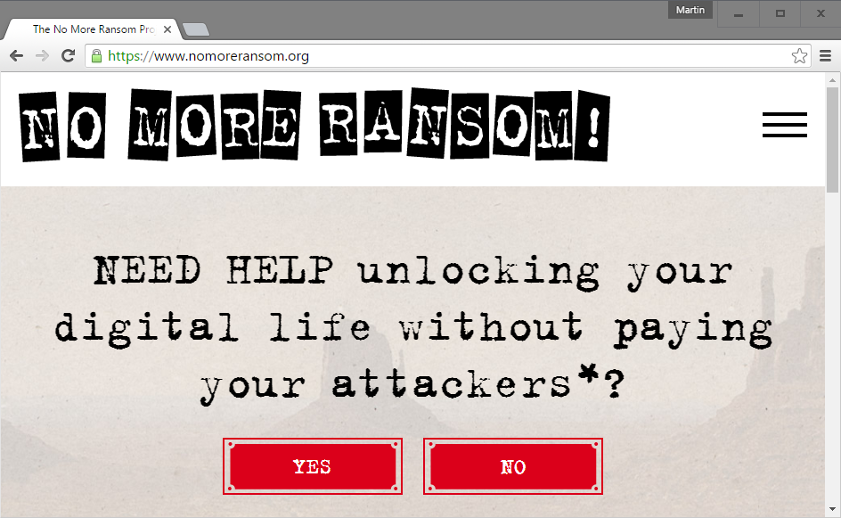 no more ransom