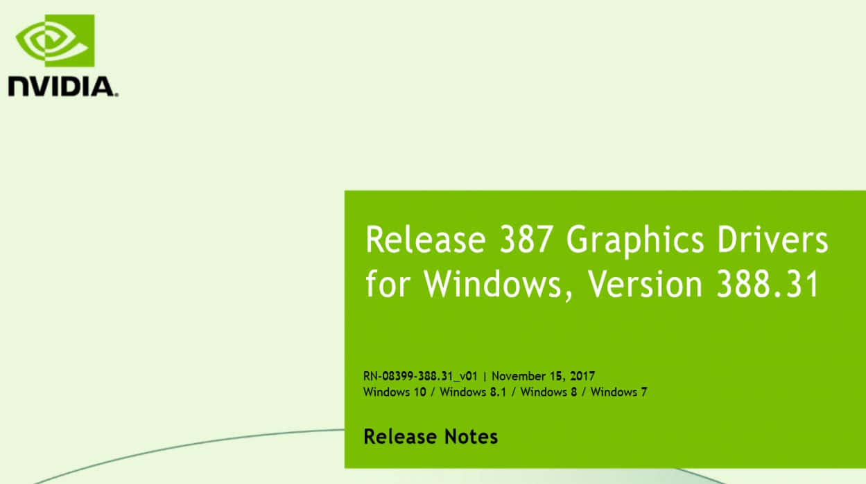 nvidia driver 388 31