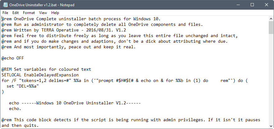 onedrive uninstaller