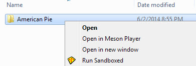 open meson player