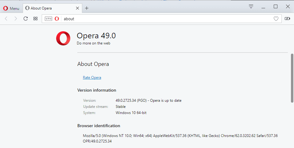 opera 49 update