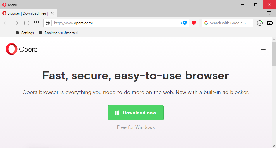 opera browser
