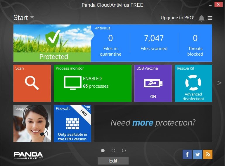 panda cloud antivirus free