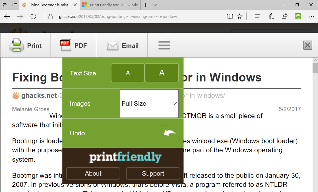print friendly pdf
