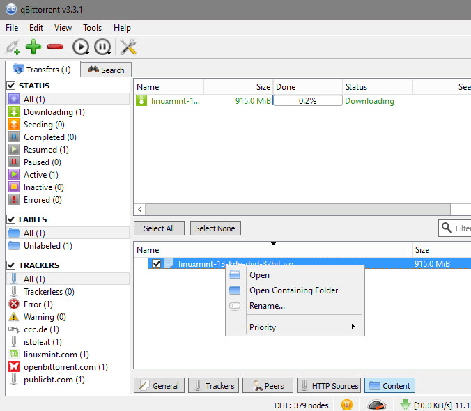 prioritize files
