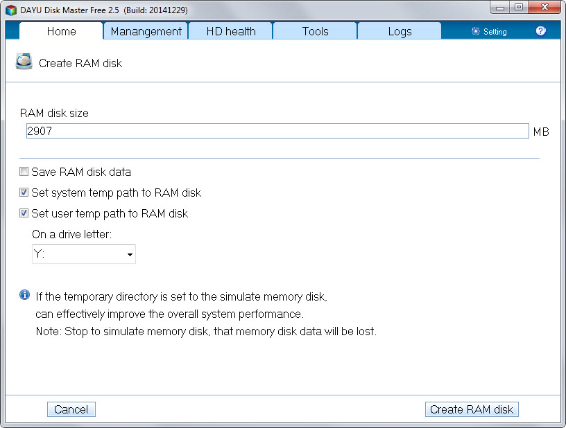 ram disk