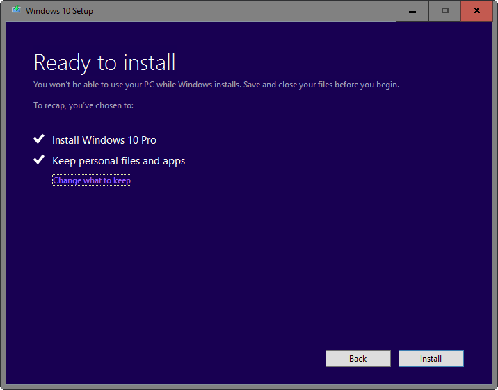 ready install keep