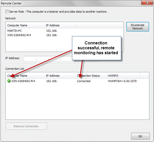 remote sensor monitoring