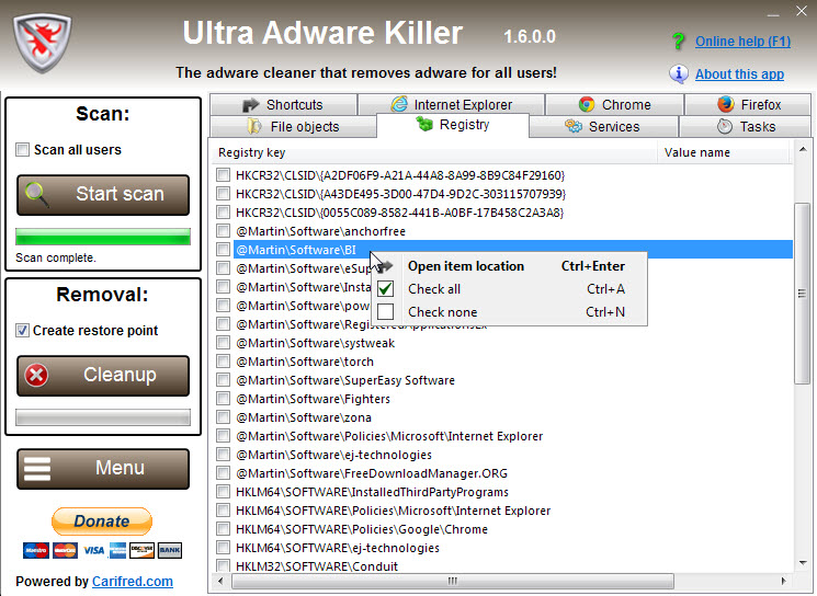 remove adware