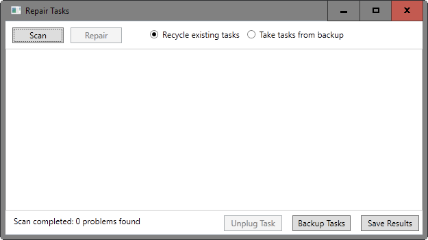 repair tasks
