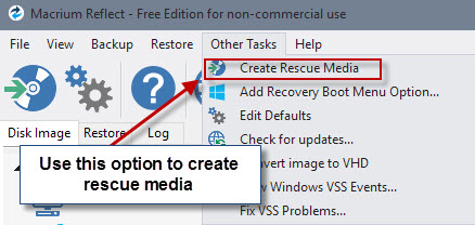 rescue media