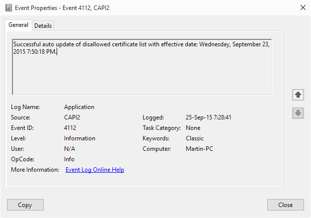 revoked certificate