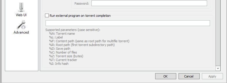 run external program