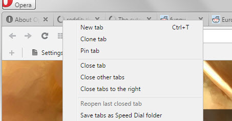 save tabs as speed dial
