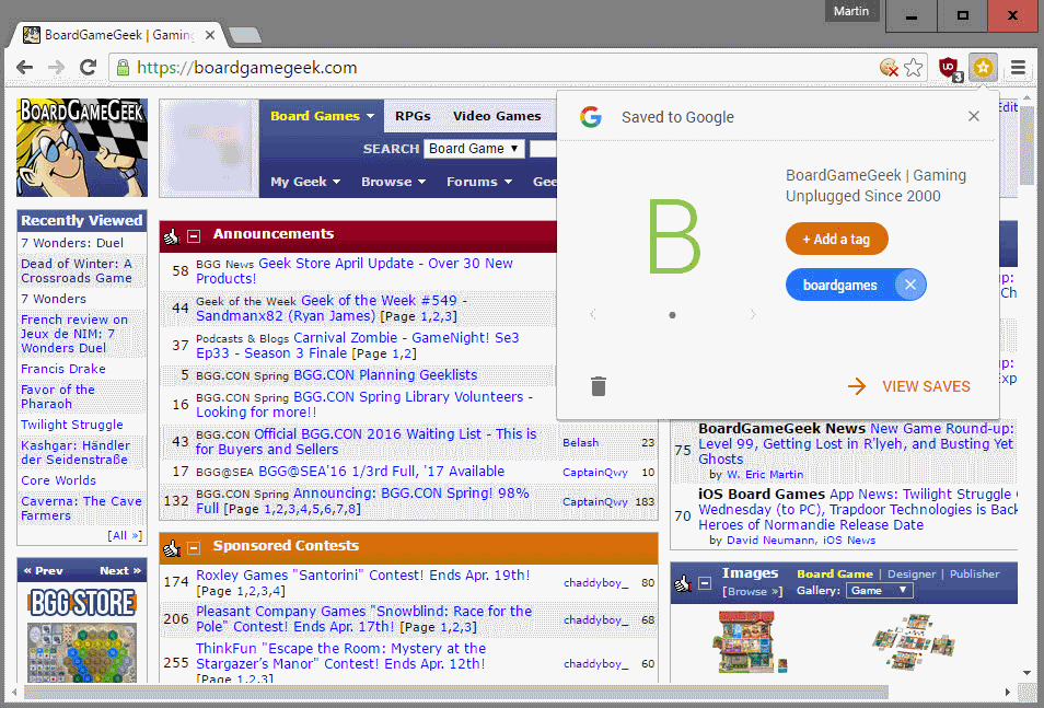 save to google