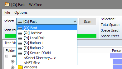 scan directory