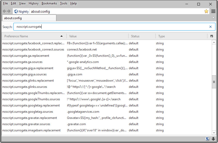 script surrogates