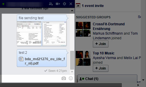 send files facebook