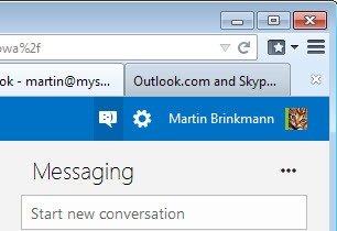 skype messaging outlook