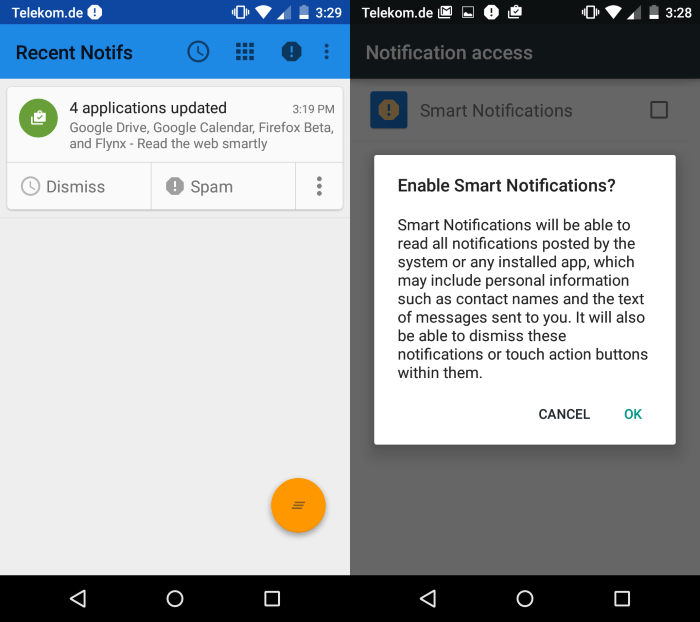 smart notifications