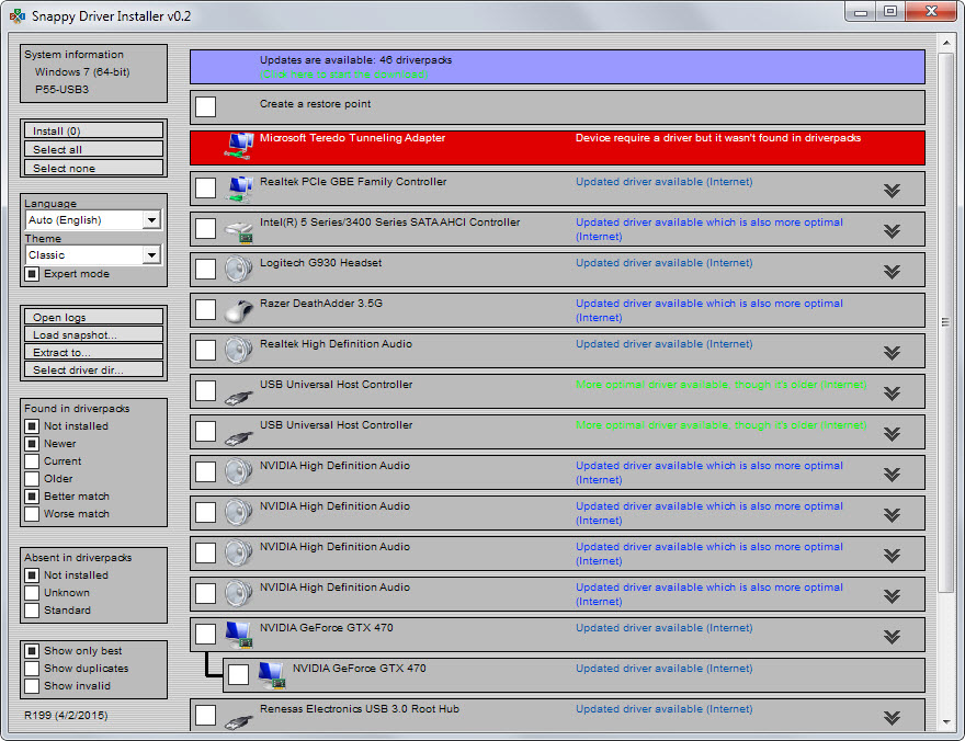 snappy driver installer